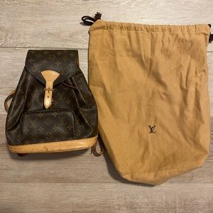 Louis Vuitton Monogram Canvas Montsouris Backpack MM